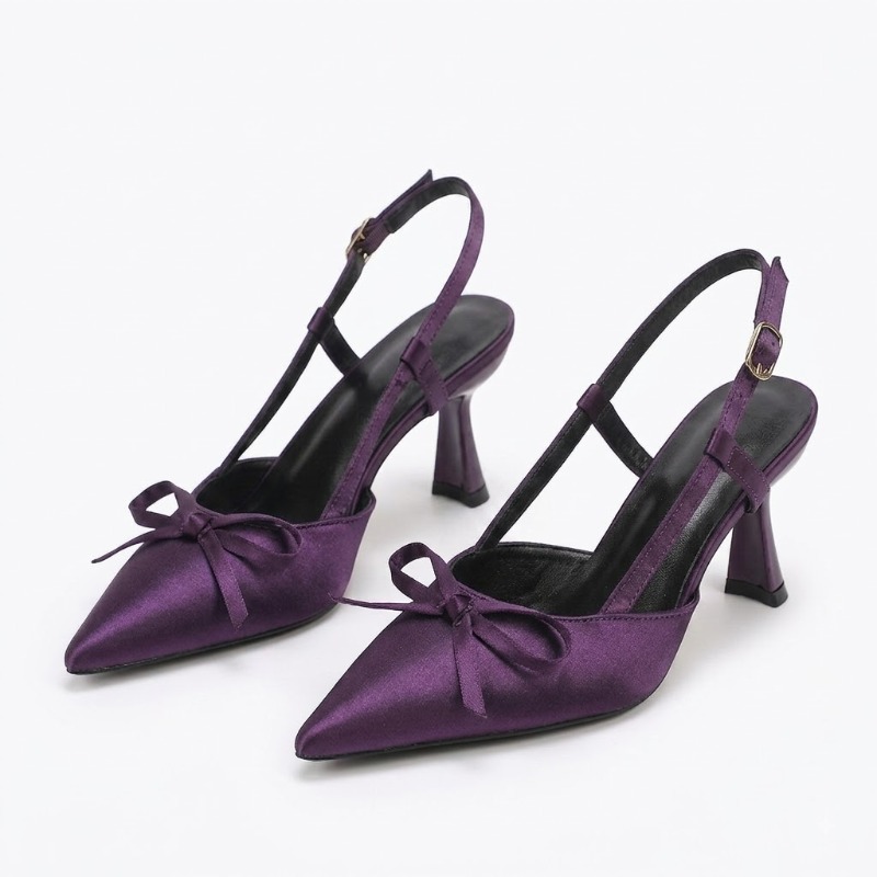 Zapatos de Tacón de Mujer Eleg - Slip Dress Satin reseña y precio