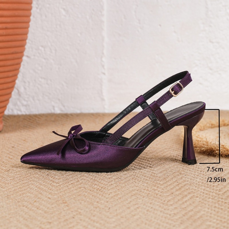 Zapatos de Tacón de Mujer Eleg - Slip Dress Satin reseña y precio