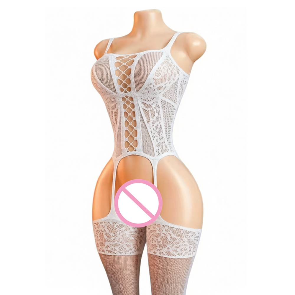Nuevo Body de Encaje Abierto e - Bodystocking Fishnet reseña y precio